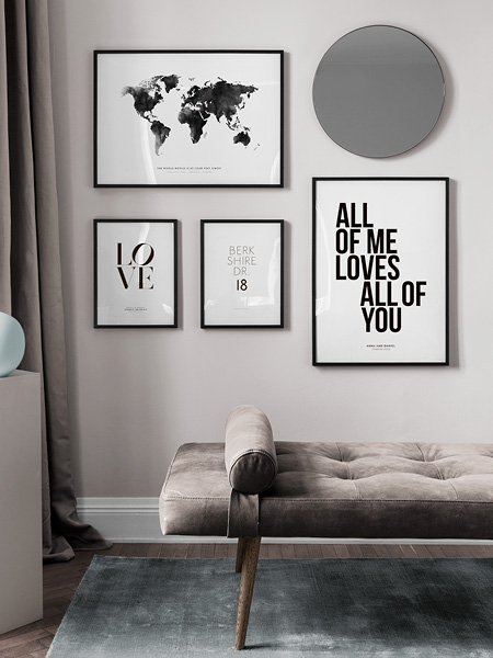 Personalised prints from Desenio.